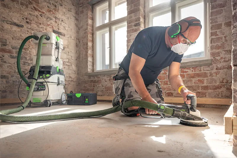 Seppo Heinämaa takes on a grinding task with the new RG 130